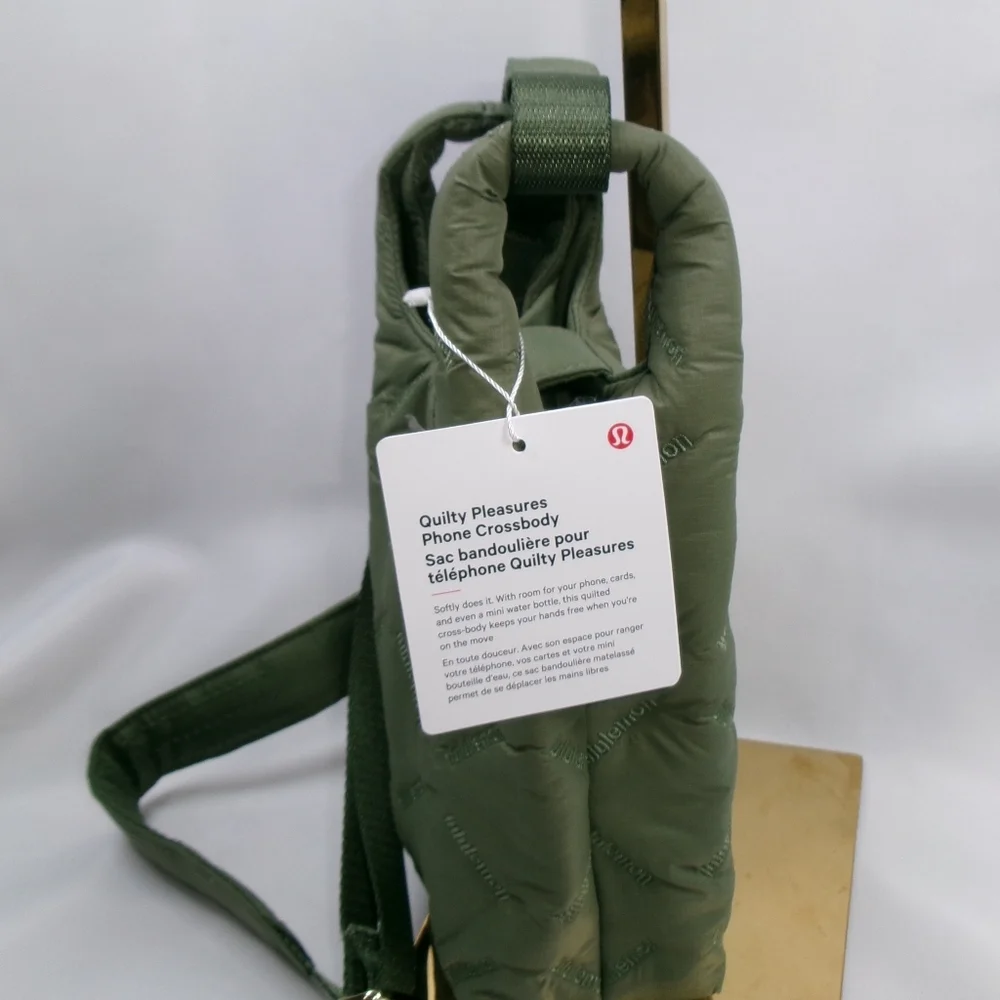 Lululemon | 1L Quilted Pleasures Phone Crossbody Bag Bay Leaf NEW WITH TAG! - Picture 10 of 13